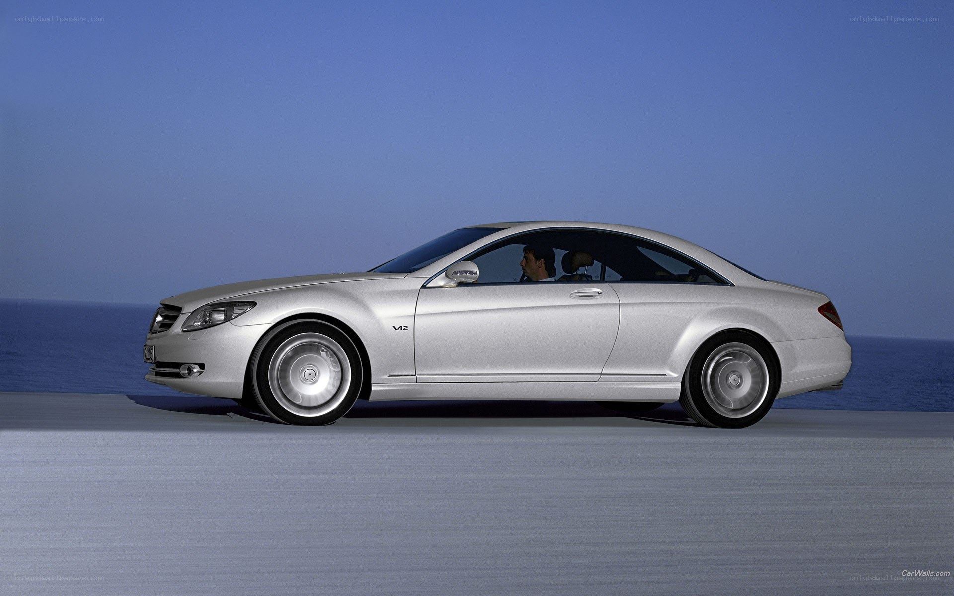 silver mercedes-benz cl600