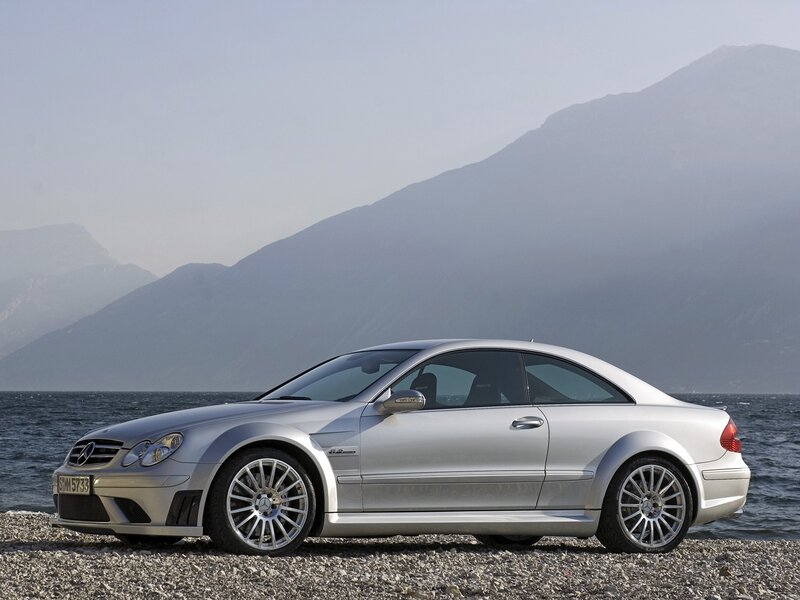 Silver Mercedes-Benz CL63 AMG