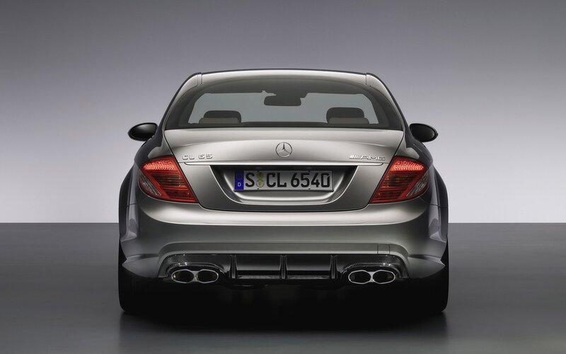silver mercedes-benz cl65 amg