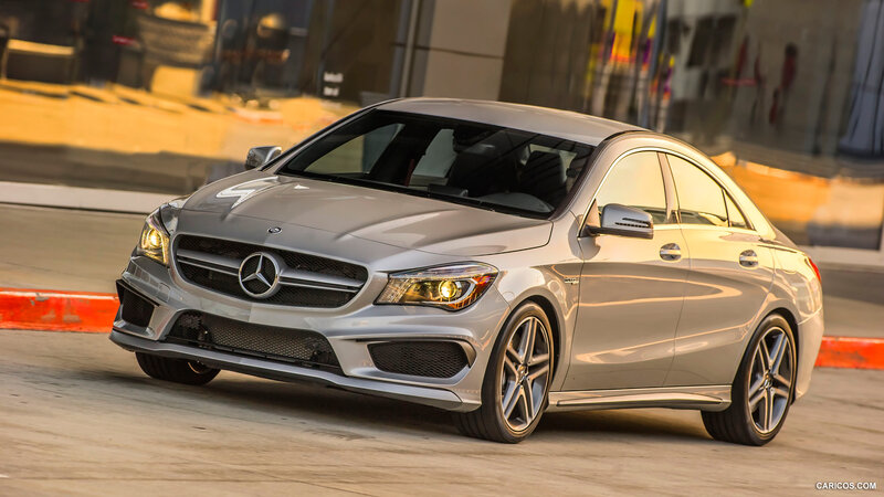 Silver Mercedes-Benz CLA