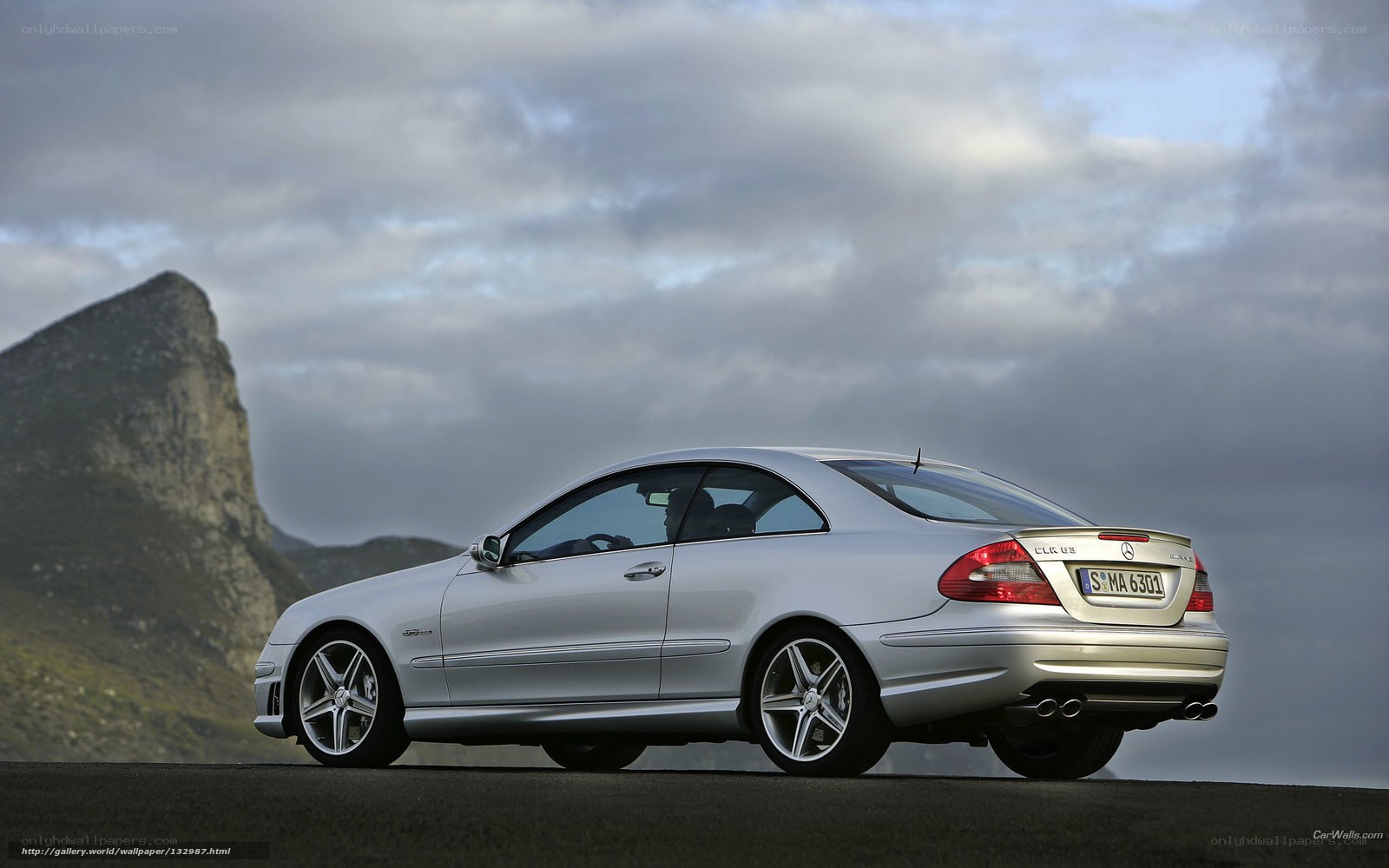 silver mercedes-benz clc coupe