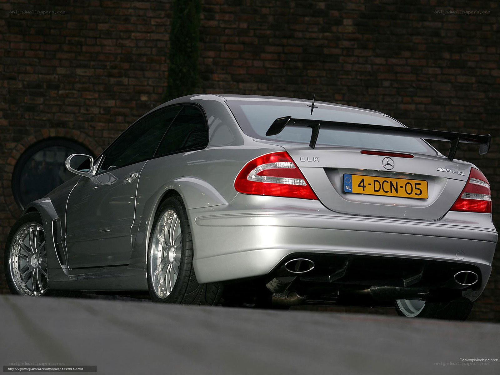 Silver Mercedes-Benz CLK DTM AMG