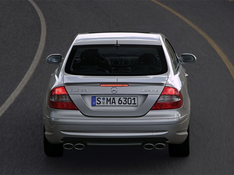 silver mercedes-benz clk63 amg