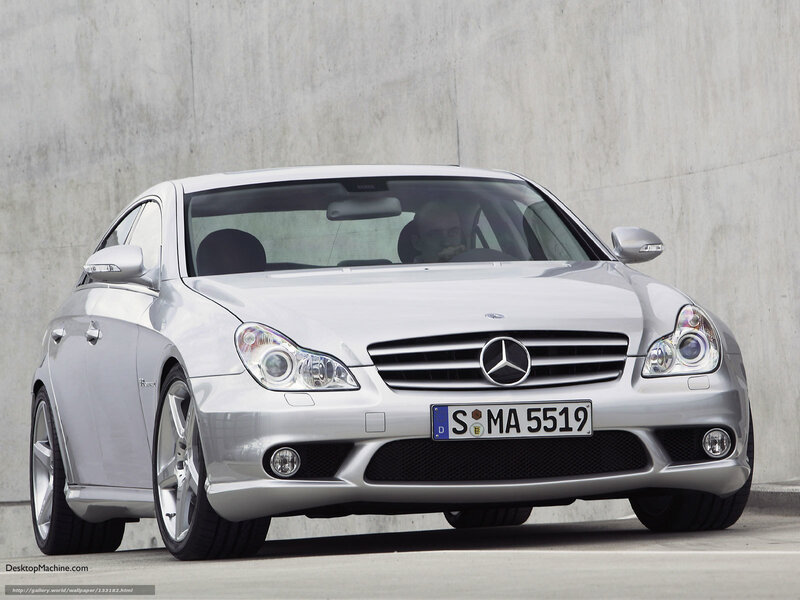 Silver Mercedes-Benz CLS