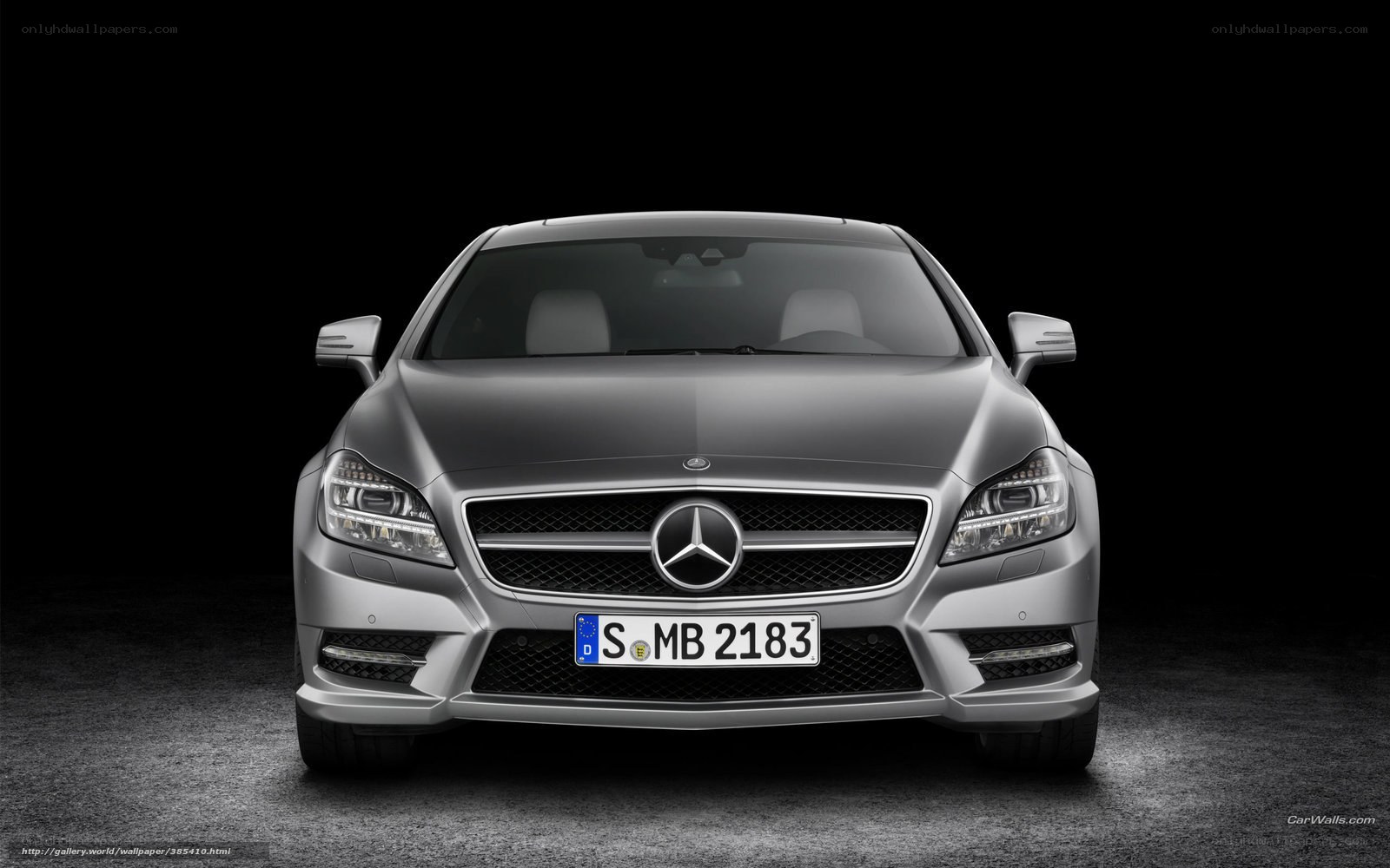 silver mercedes-benz cls