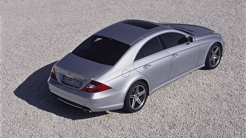 silver mercedes-benz cls