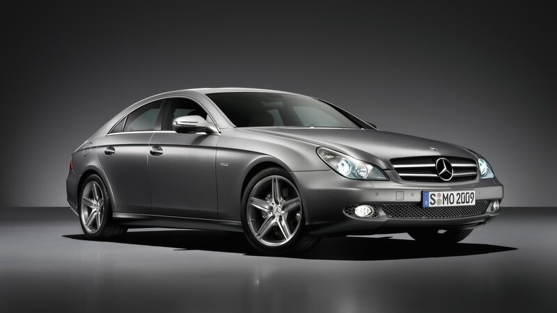 silver mercedes-benz cls