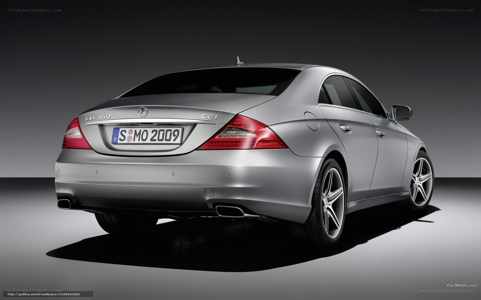 silver mercedes-benz cls 350
