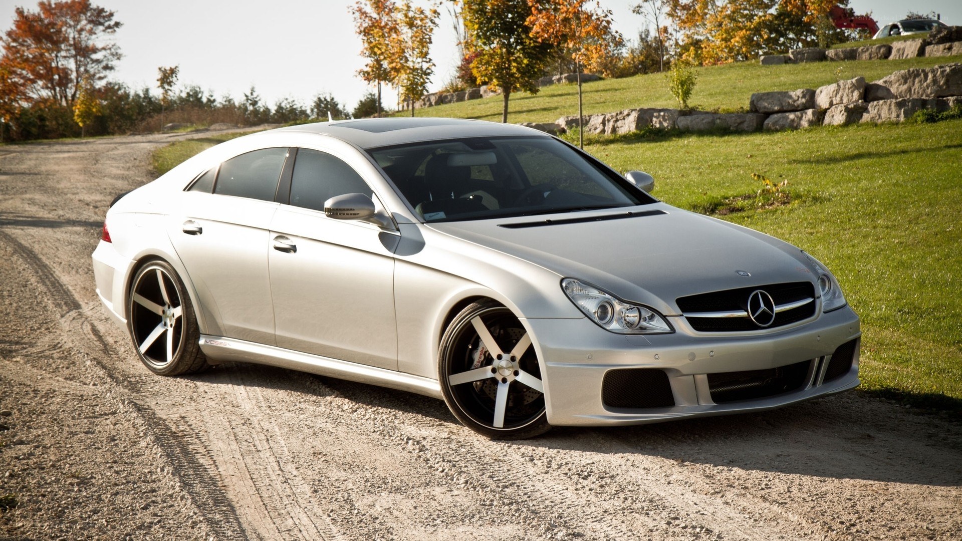 silver mercedes-benz cls