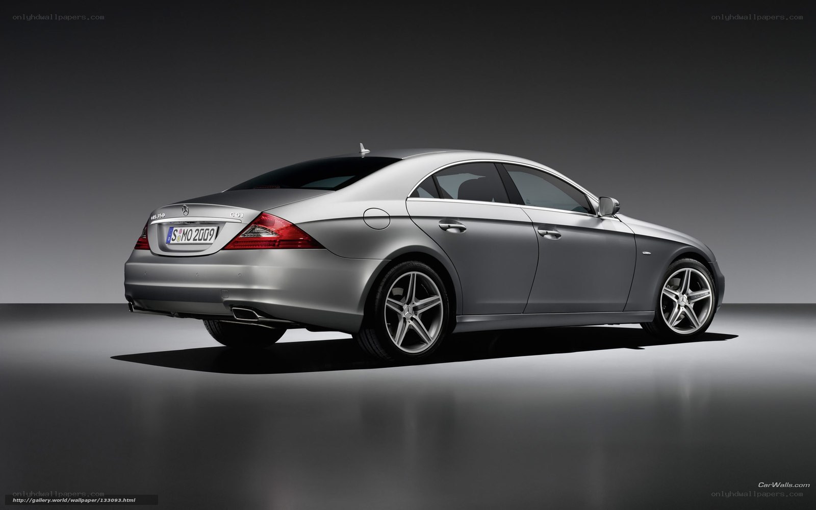 silver mercedes-benz cls