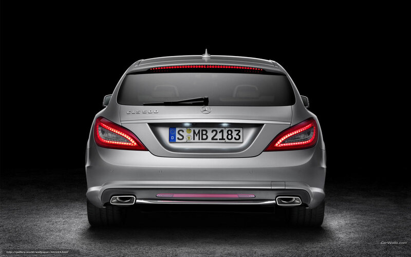 Silver Mercedes-benz Cls — Dramatic, Photograph