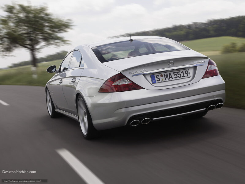Silver Mercedes-Benz CLS — Dynamic, Afternoon