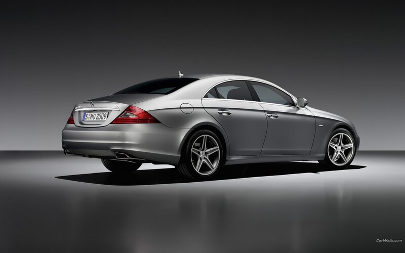 Silver Mercedes-benz Cls — Gray, Dramatic, Photograph, Car