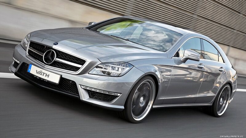 Silver Mercedes-Benz CLS — Gray, Dynamic, Photograph