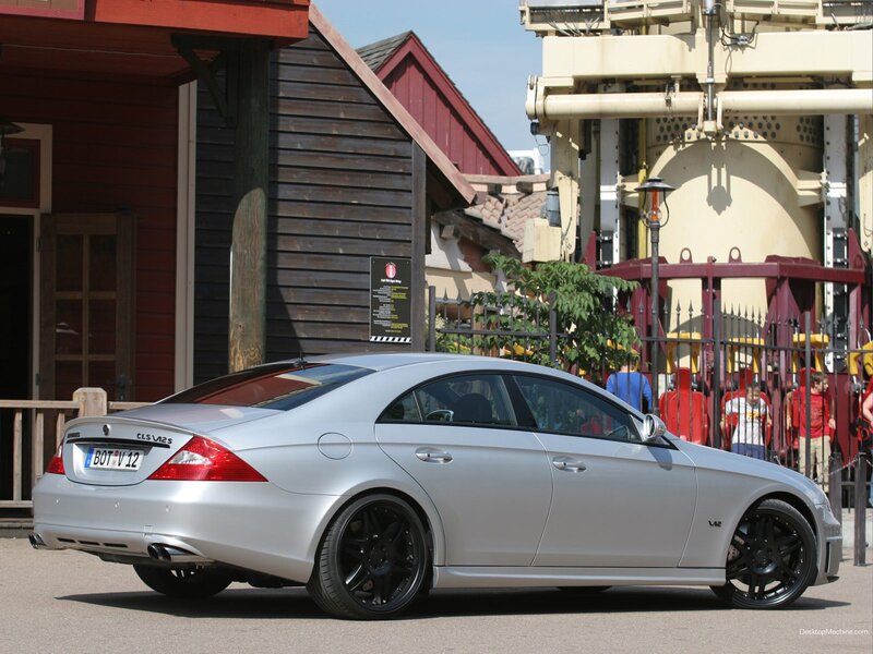Silver Mercedes-Benz CLS V12S