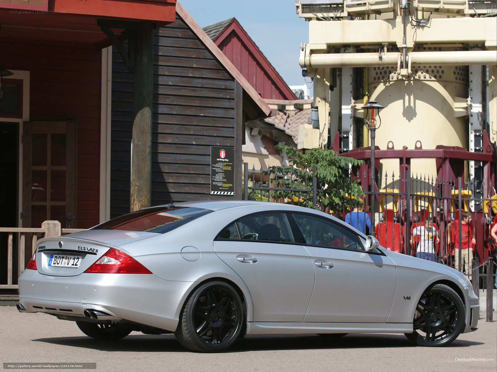 silver mercedes-benz cls v8