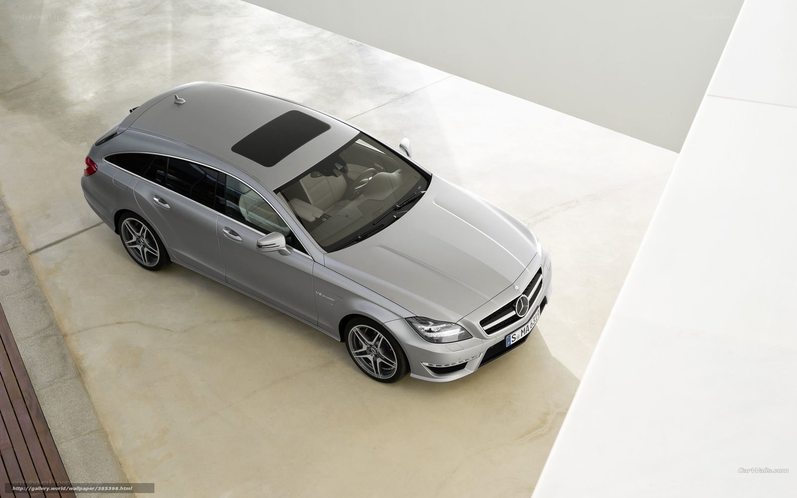 silver mercedes-benz cls wagon