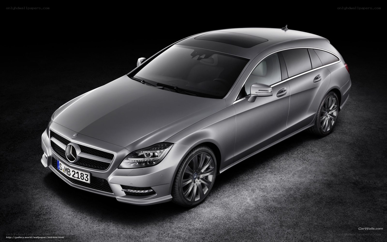 silver mercedes-benz cls wagon