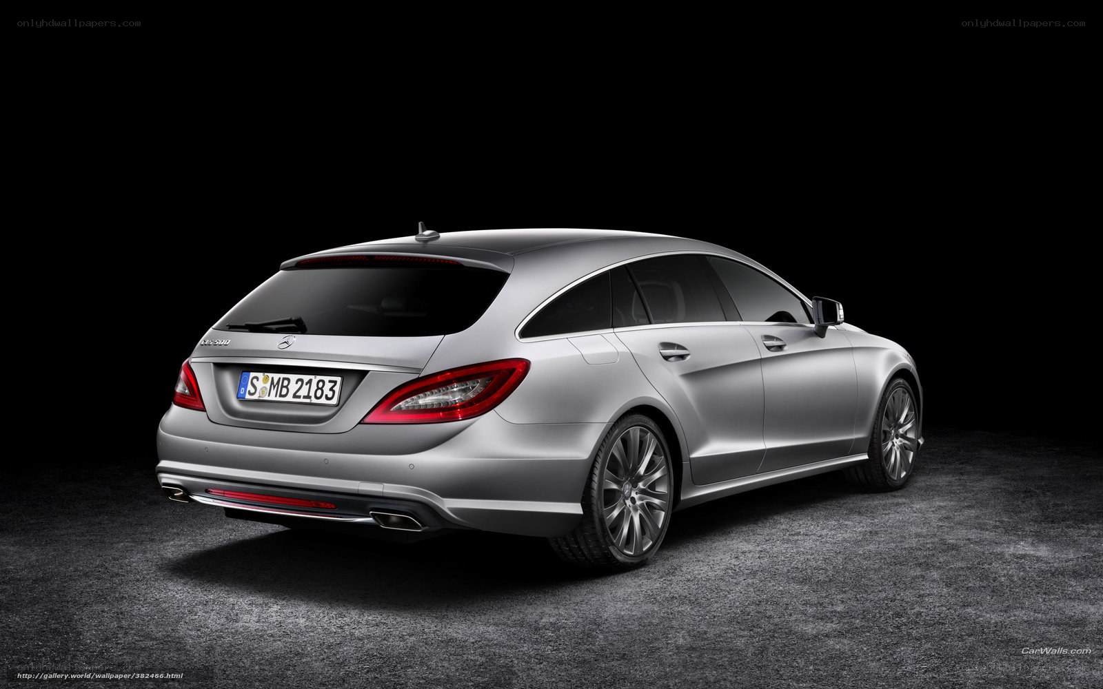 silver mercedes-benz cls wagon