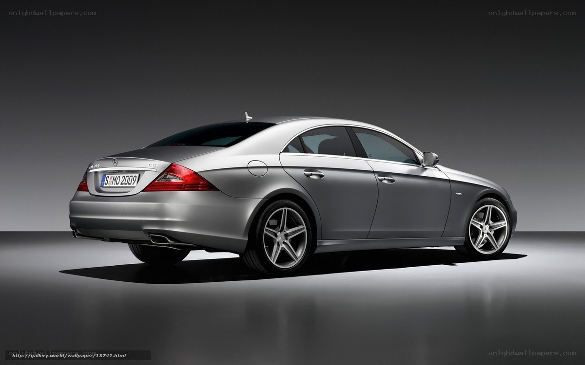 silver mercedes-benz cls