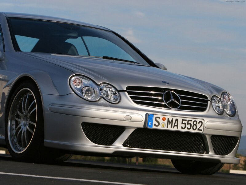 silver mercedes-benz cls55 amg