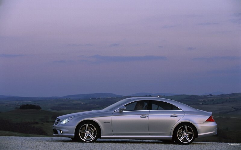 silver mercedes-benz cls63 amg