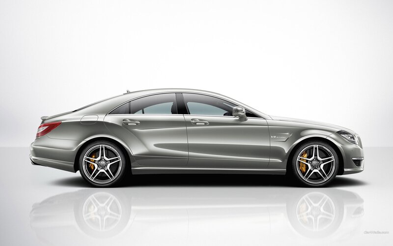 silver mercedes-benz cls63 amg