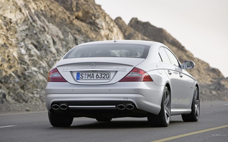 silver mercedes-benz cls63 amg