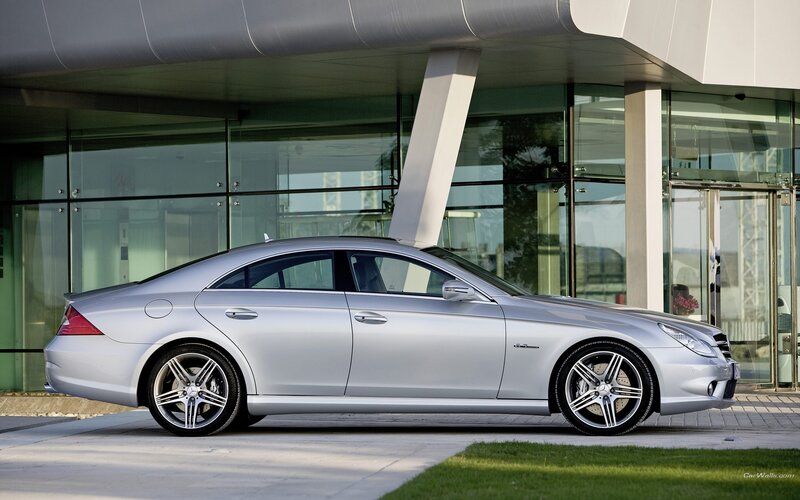 silver mercedes-benz cls63 amg