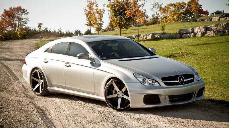 silver mercedes-benz cls63 amg