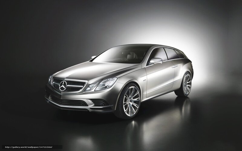 Silver Mercedes-Benz Concept Car
