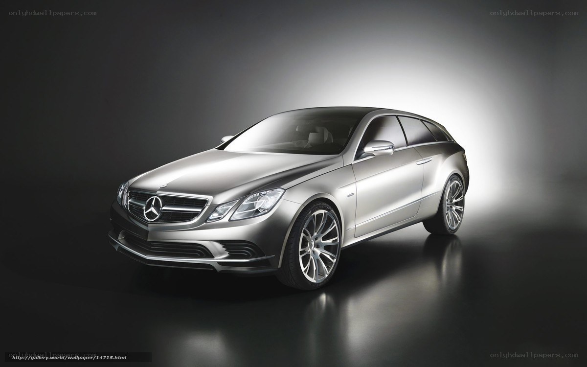 Silver Mercedes-Benz Concept Car