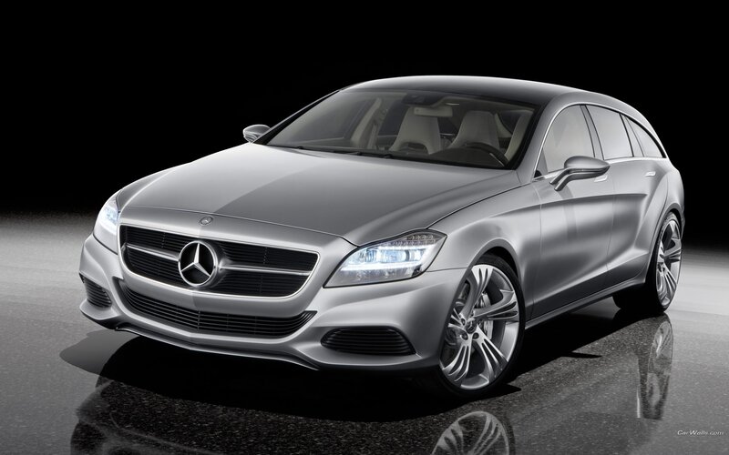 Silver Mercedes-Benz Concept Car