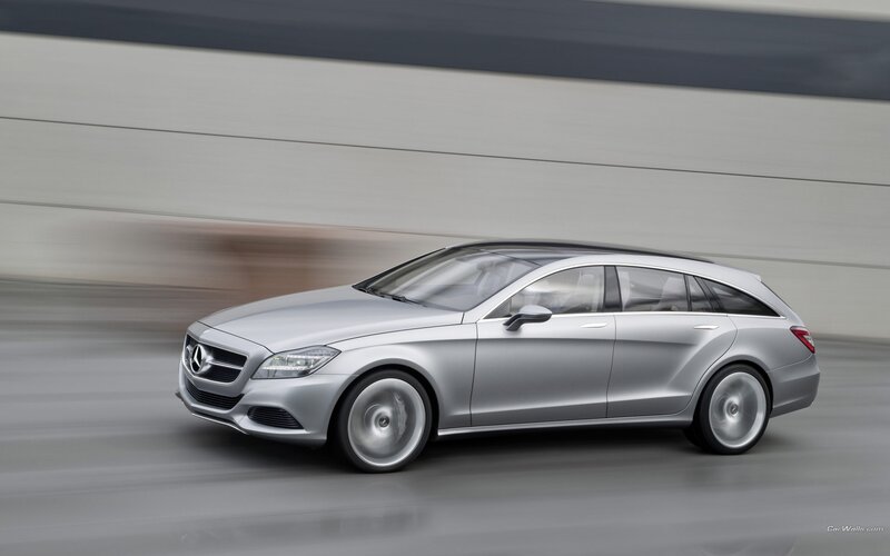 silver mercedes-benz concept car