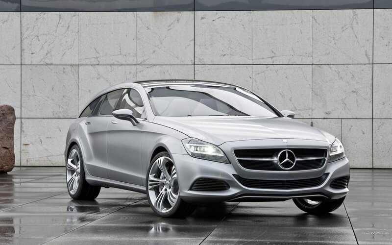 Silver Mercedes-Benz Concept Car