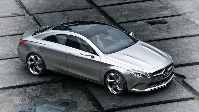 silver mercedes-benz concept car