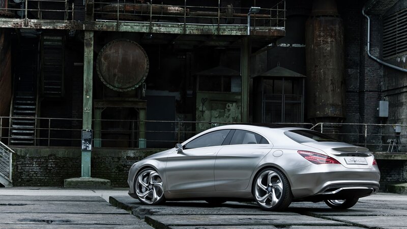 Silver Mercedes-Benz Concept Car