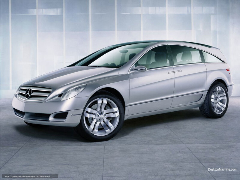 Silver Mercedes-Benz Concept Car