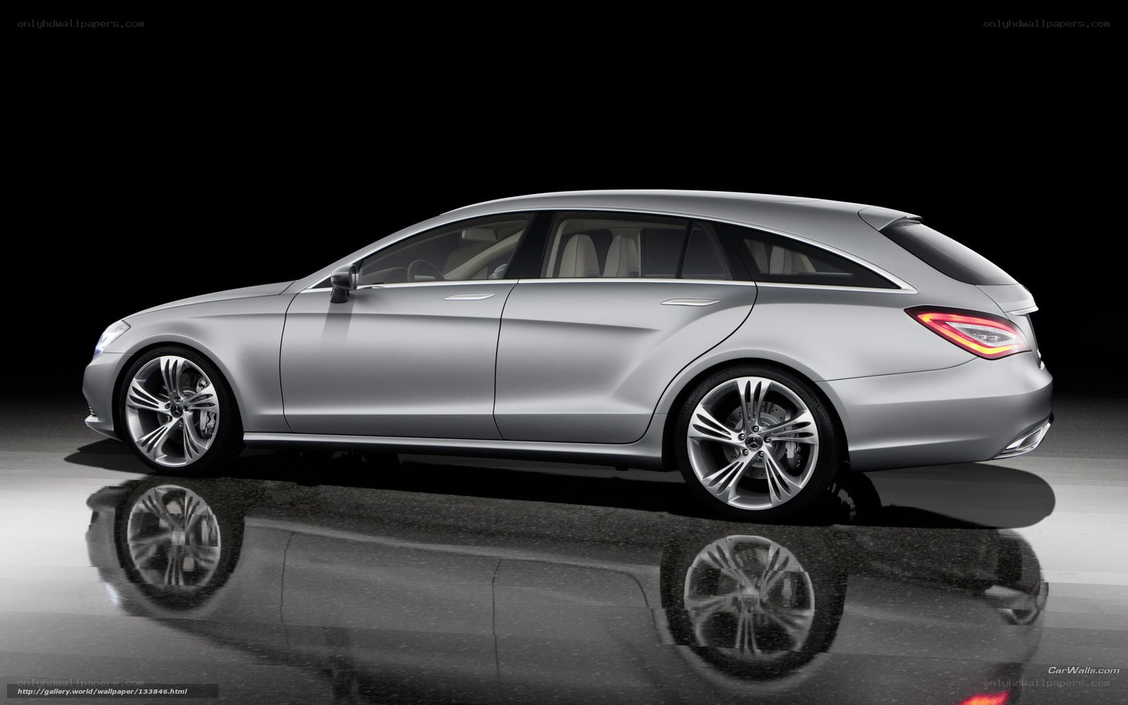 silver mercedes-benz concept car