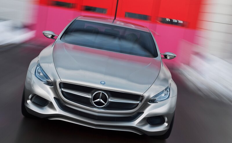 Silver Mercedes-benz Concept Car — Dynamic, Photograph