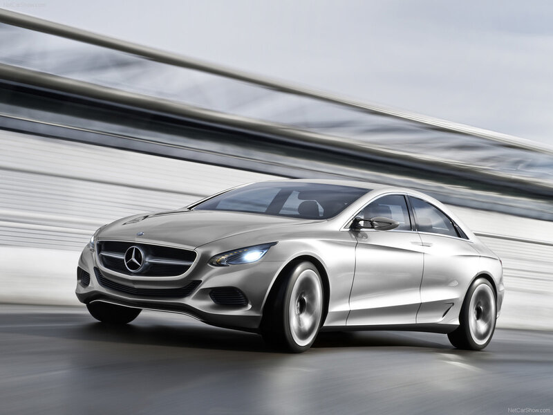 Silver Mercedes-benz Concept Car — Dynamic