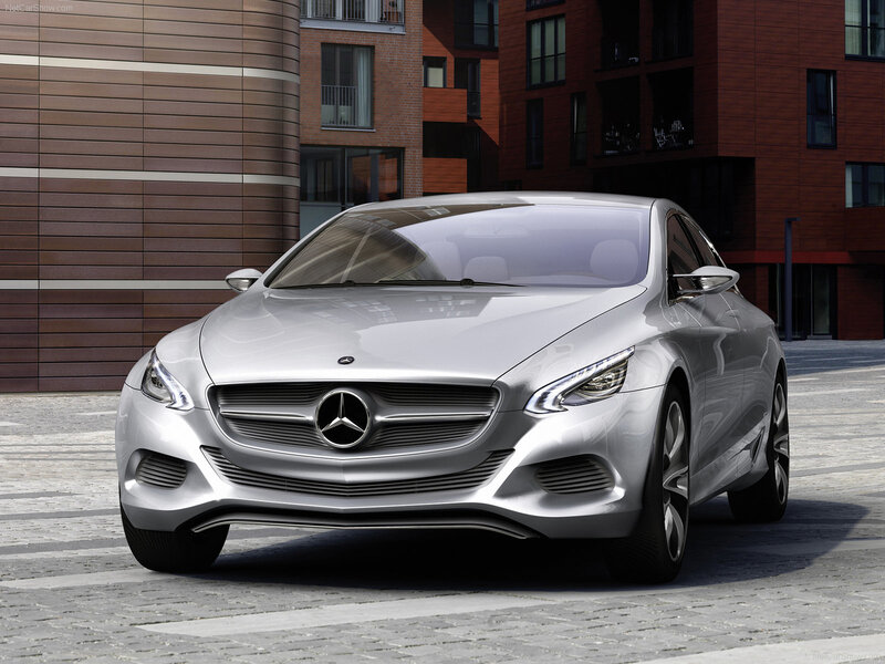 Silver Mercedes-benz Concept Car — Modern