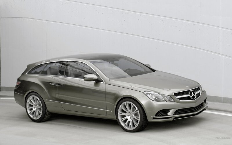 Silver Mercedes-benz Concept Car — Neutral, Photograph, Wall, Road