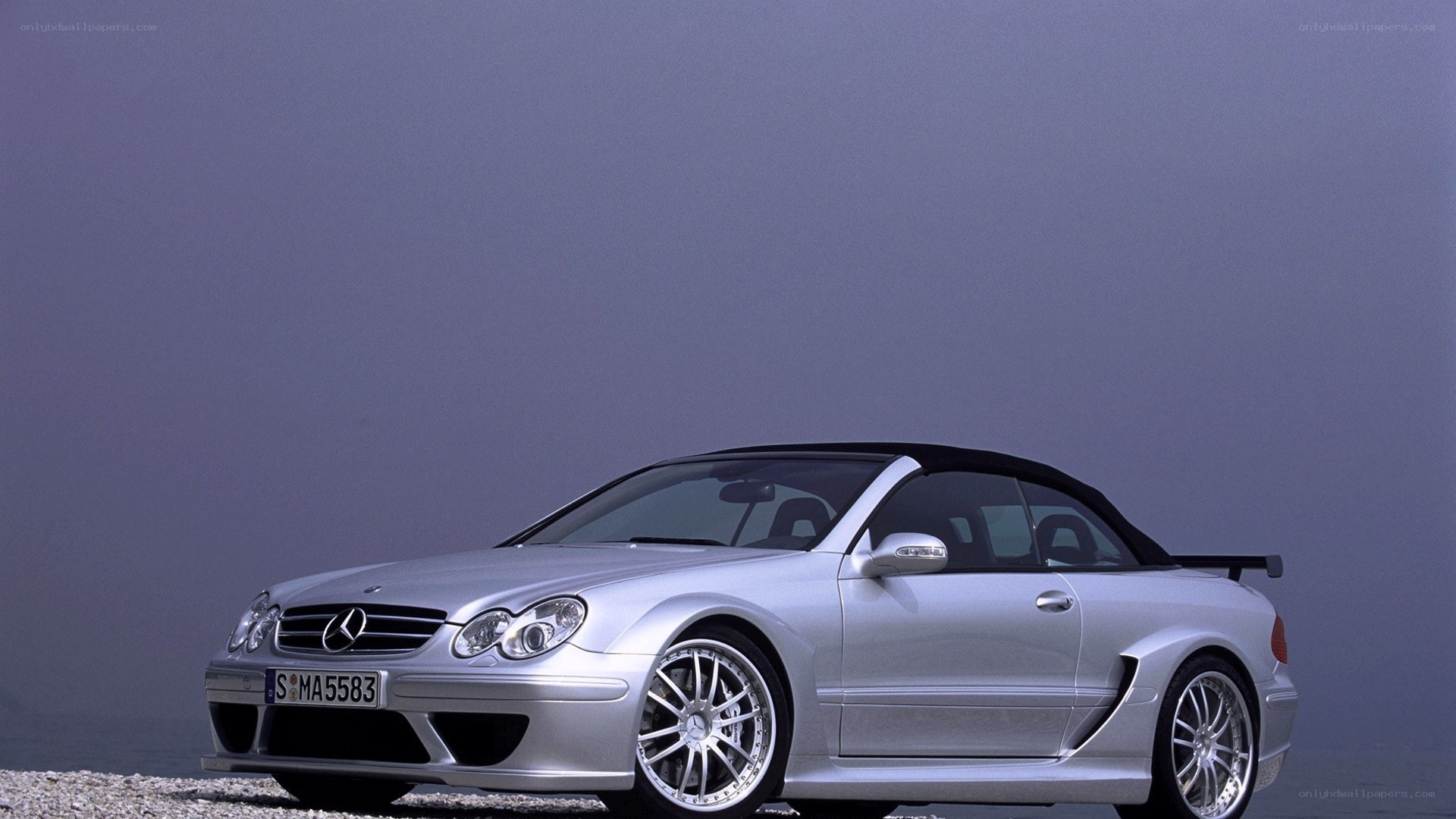 silver mercedes-benz convertible