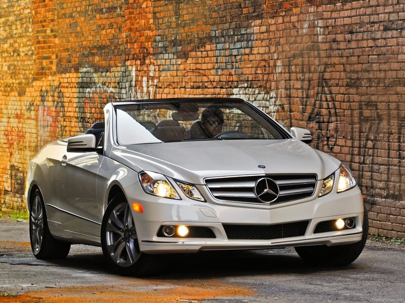 silver mercedes-benz convertible