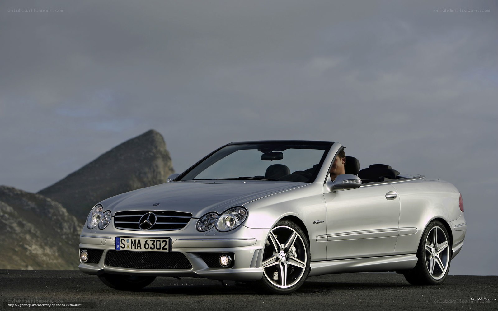 silver mercedes-benz convertible