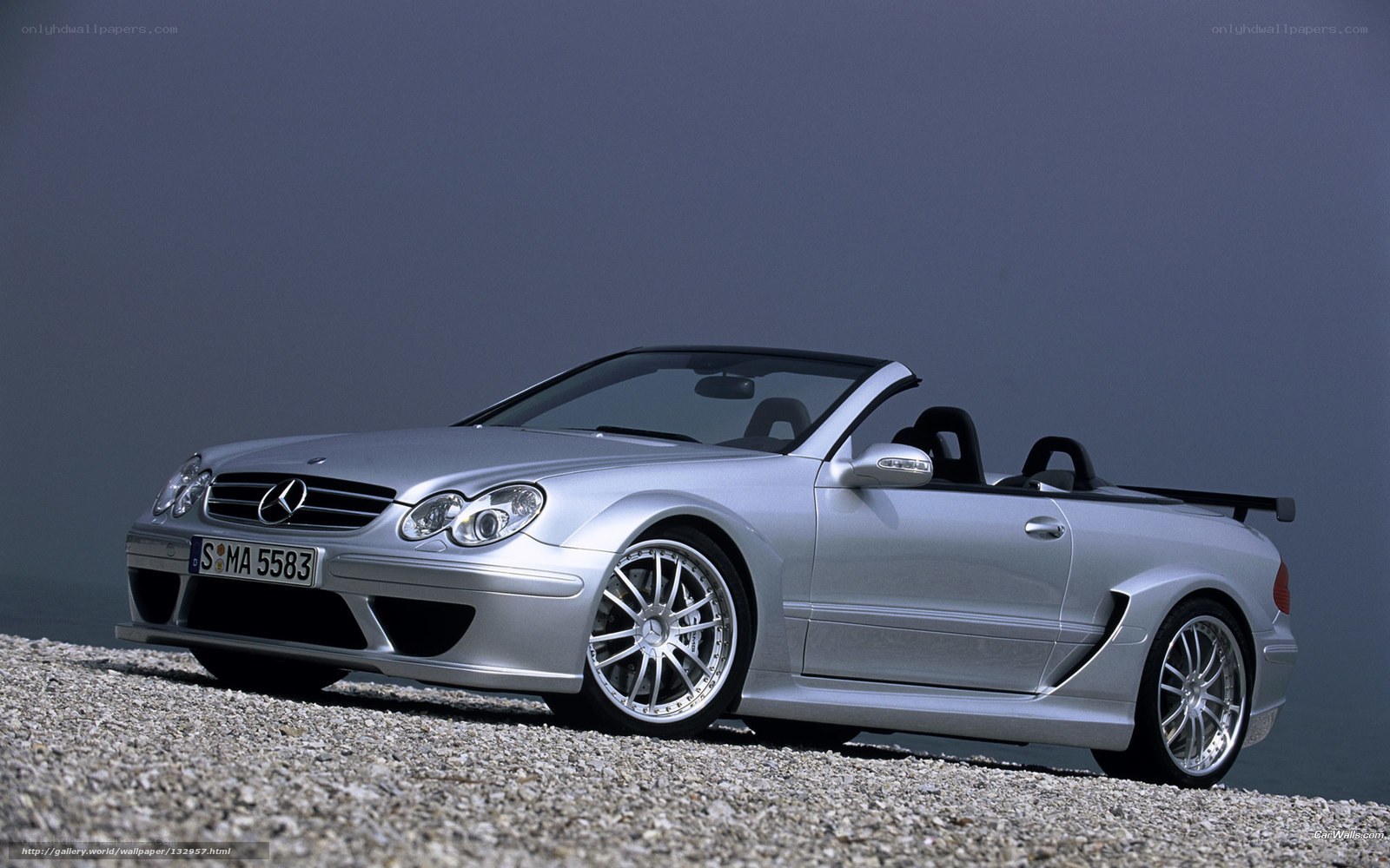 silver mercedes-benz convertible