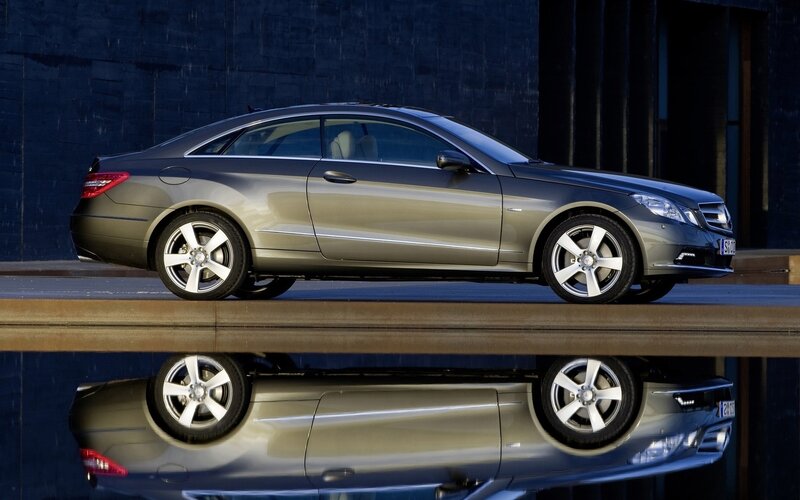 silver mercedes-benz coupe