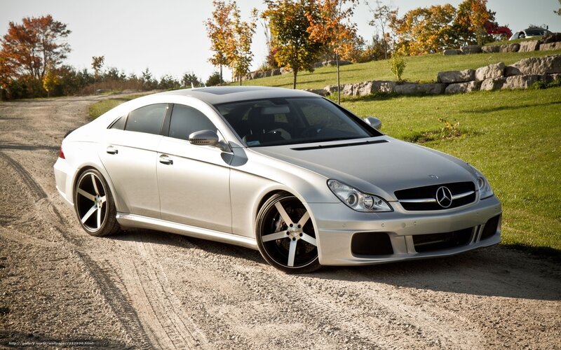 Silver Mercedes-benz Coupe — Calm, Autumn
