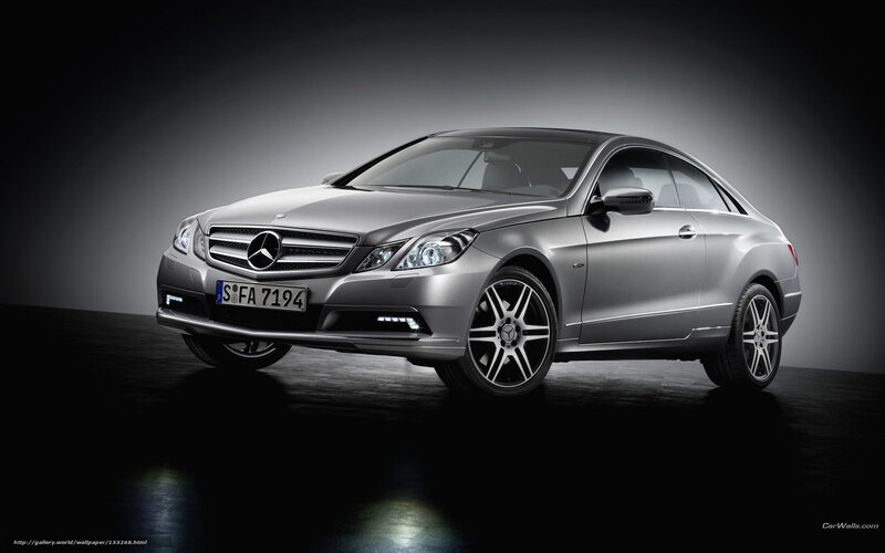 Silver Mercedes-benz Coupe — Dramatic, Photograph, Car